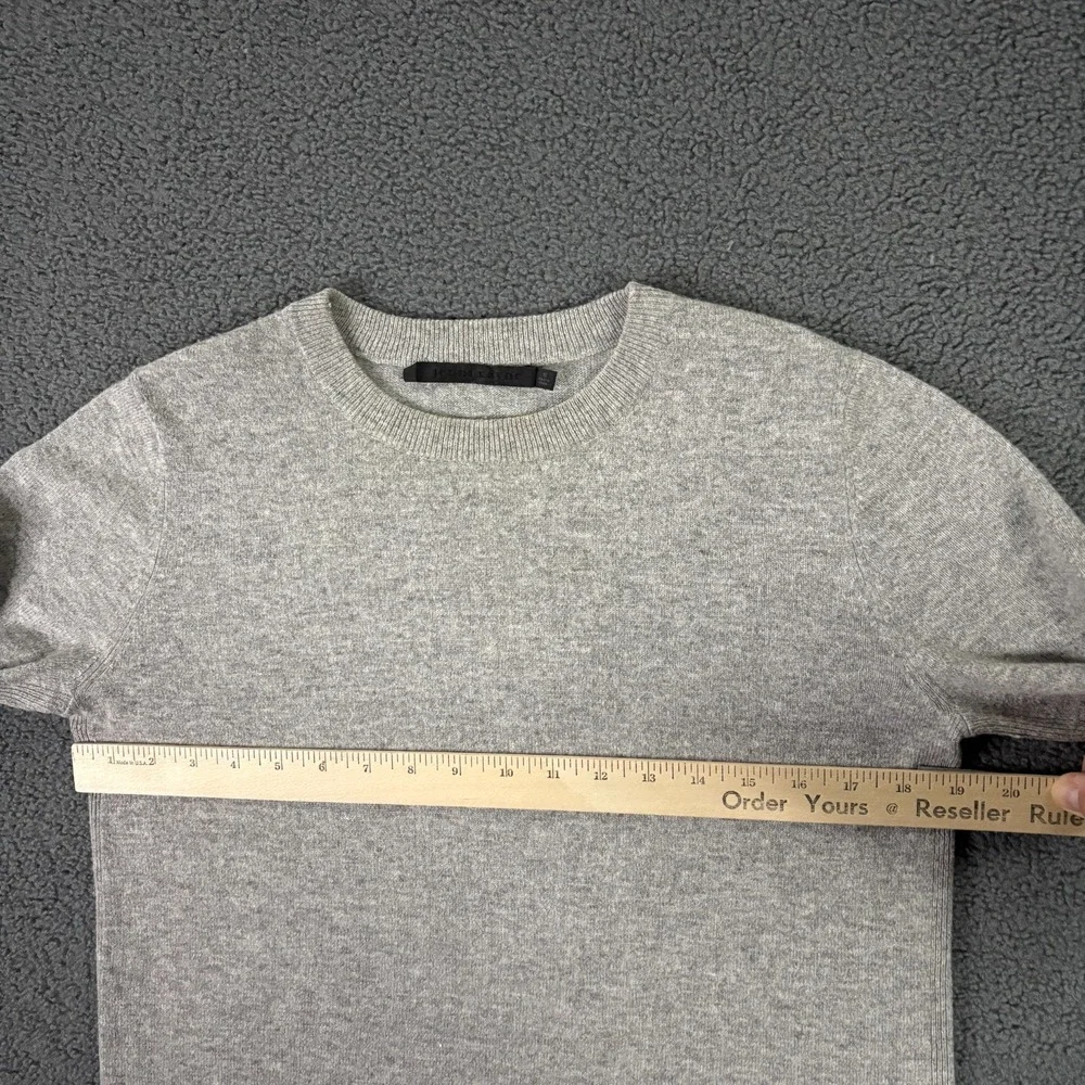 Jenni Kayne‎ Everyday Sweater Womens Small Gray Wool Cashmere Crew Lightweight